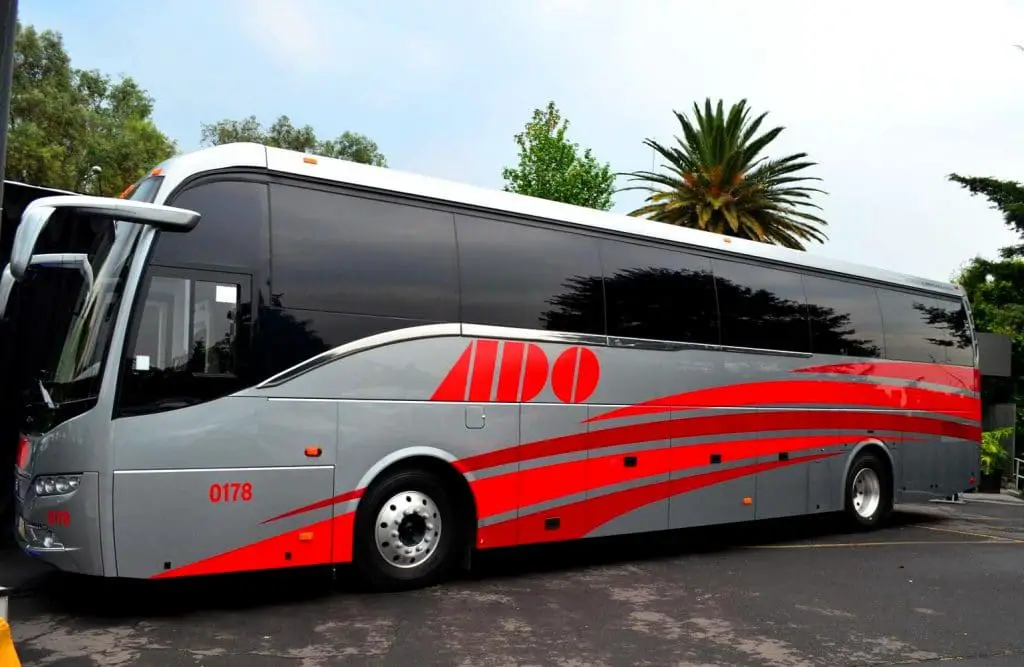 ADO bus for Yucutan Peninsula vacation.