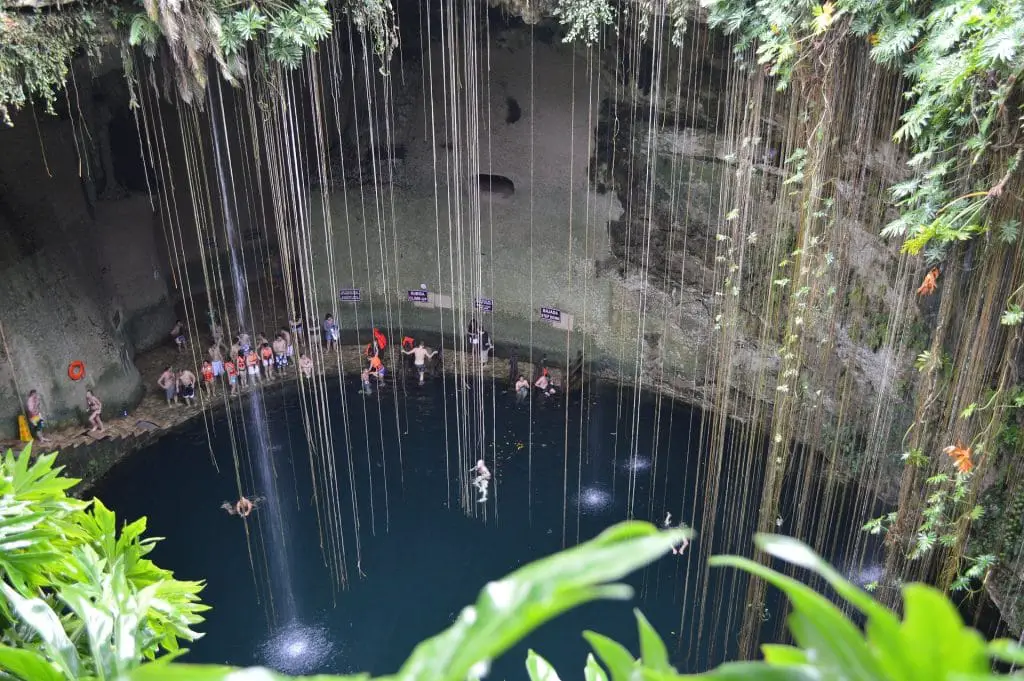 Swimming in the Cenotes on our Yucatan Peninsula Vacation