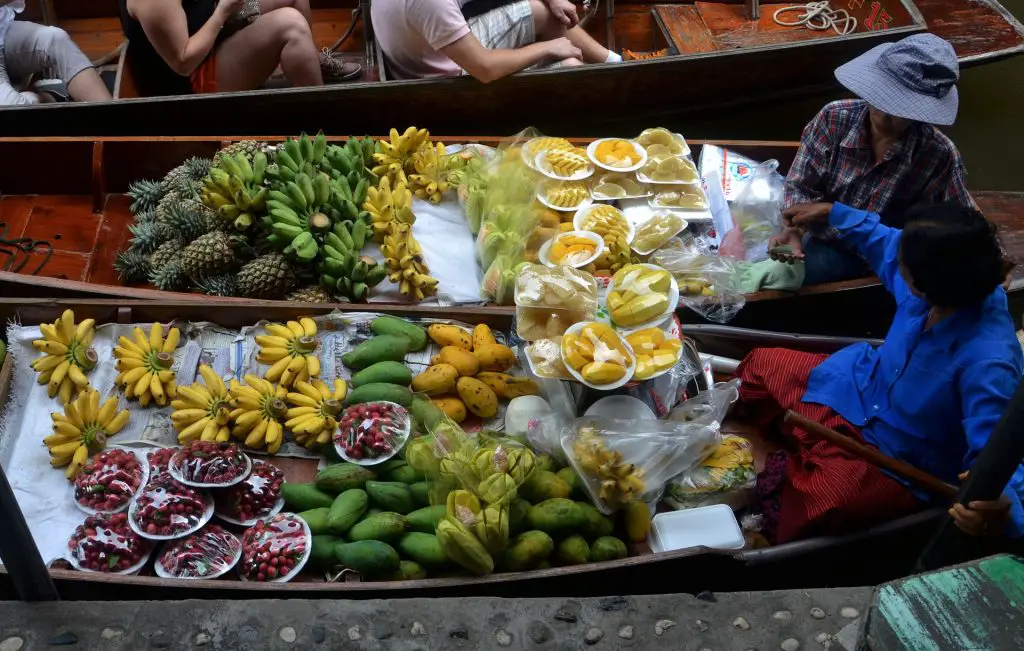 Fruit Boats in Bangkok