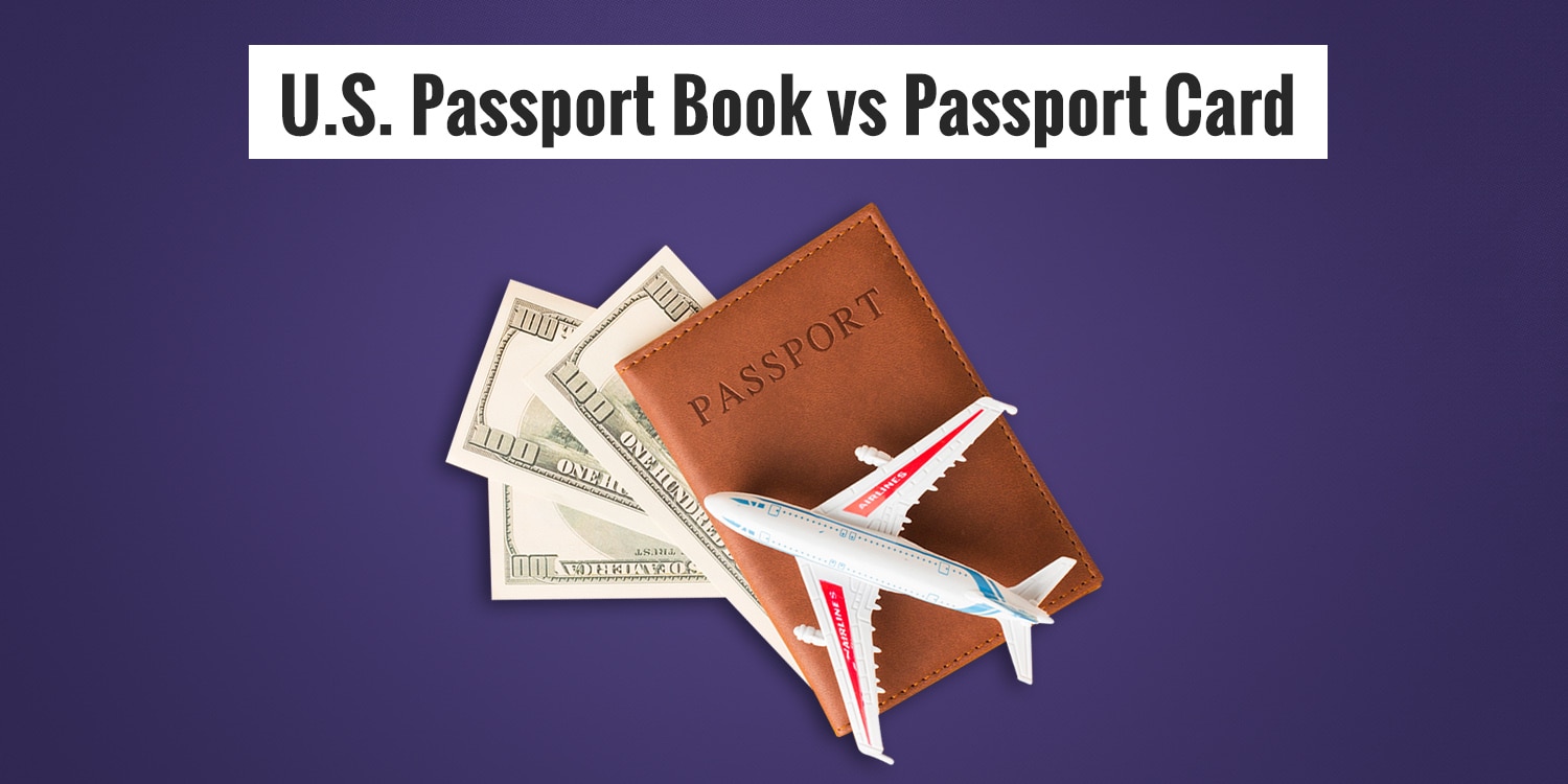 US passport book vs passport card