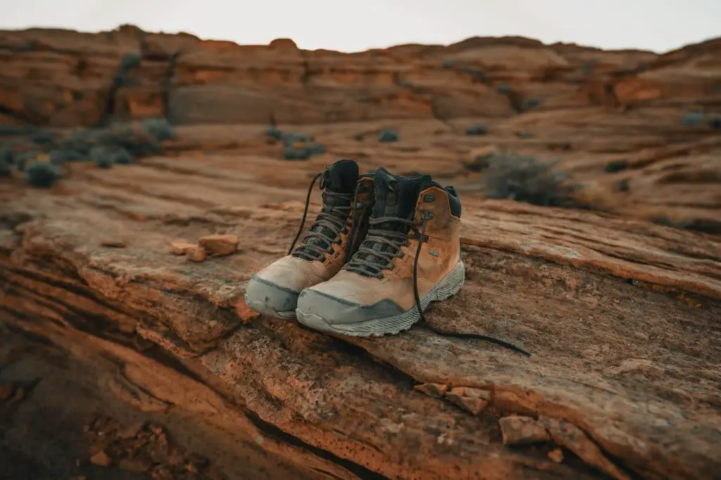 worn in hiking boots
