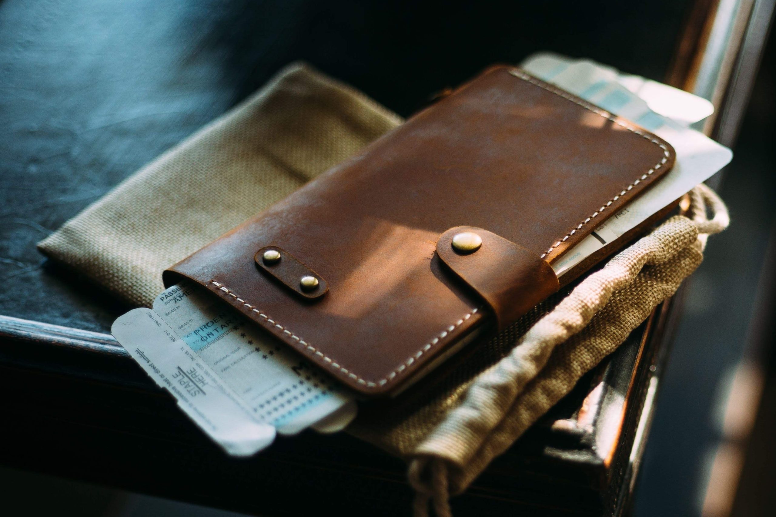 Wallet for plane ticket