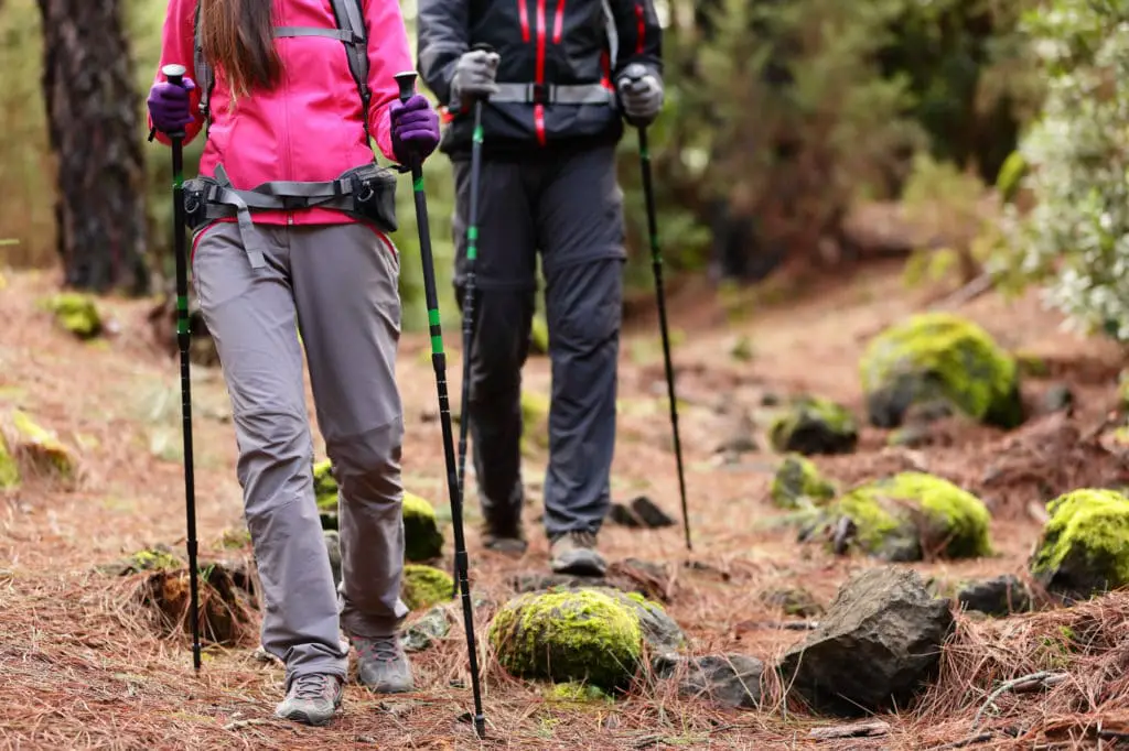 where to pack hiking poles