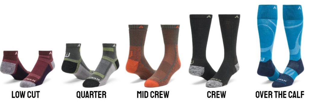 Wigwam sock options