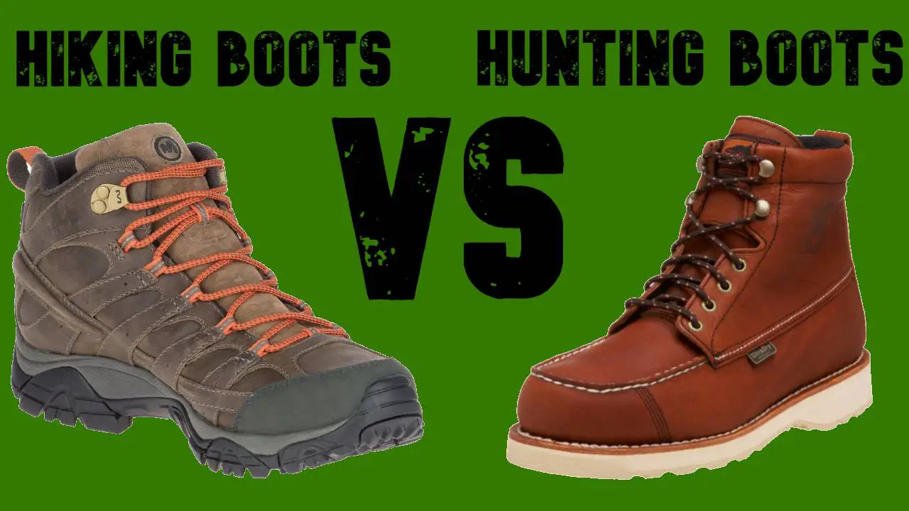hiking boots vs hunting