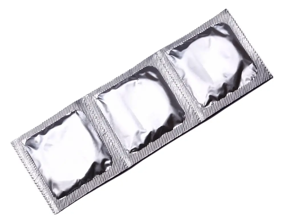 condom wrappers