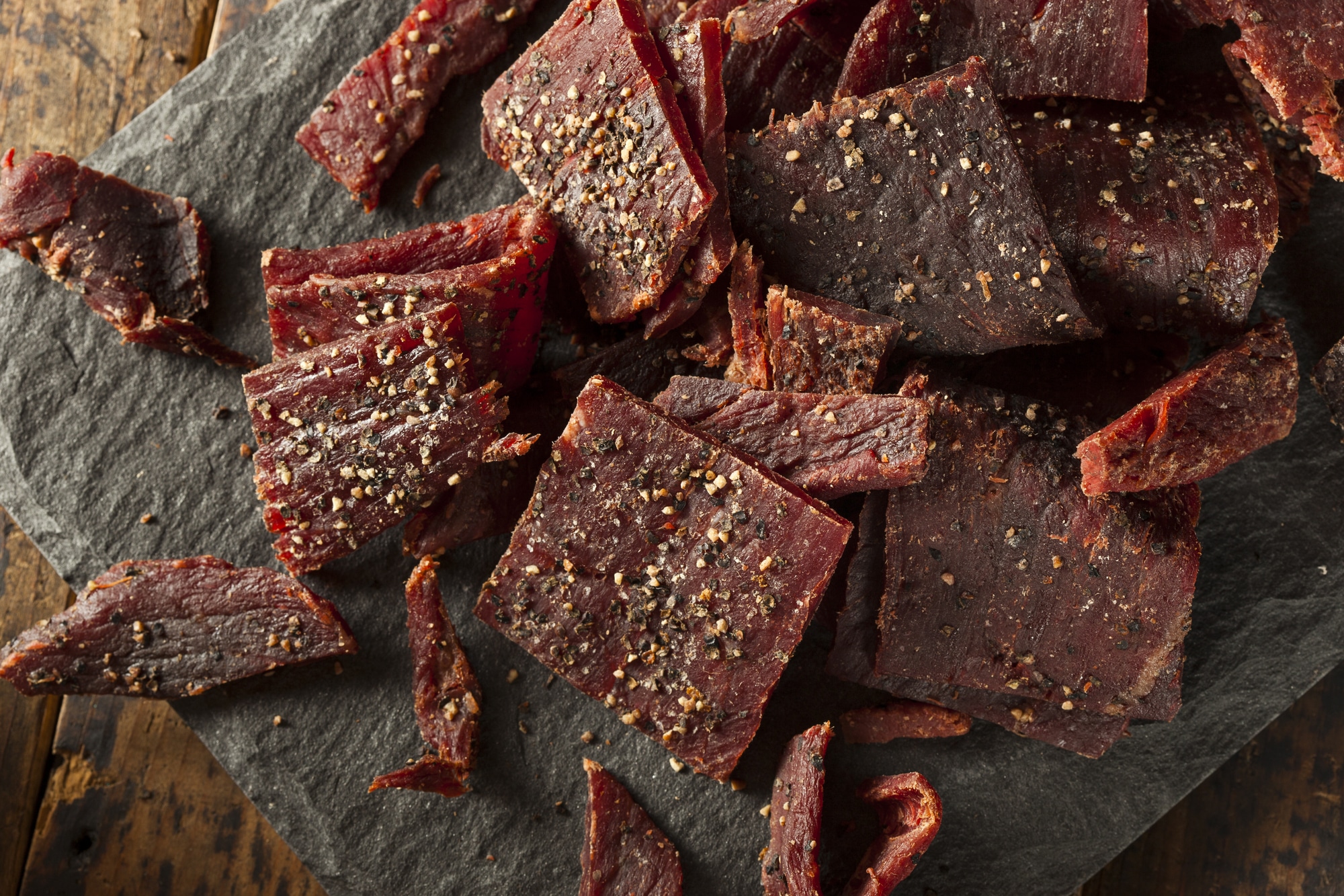 Dried Peppered Beef Jerky