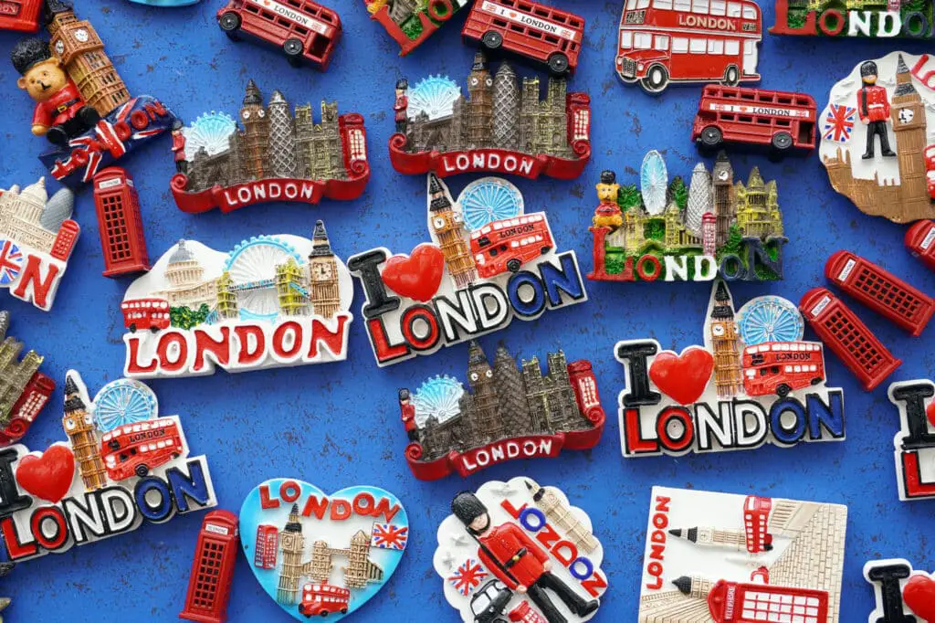 london themed magnets