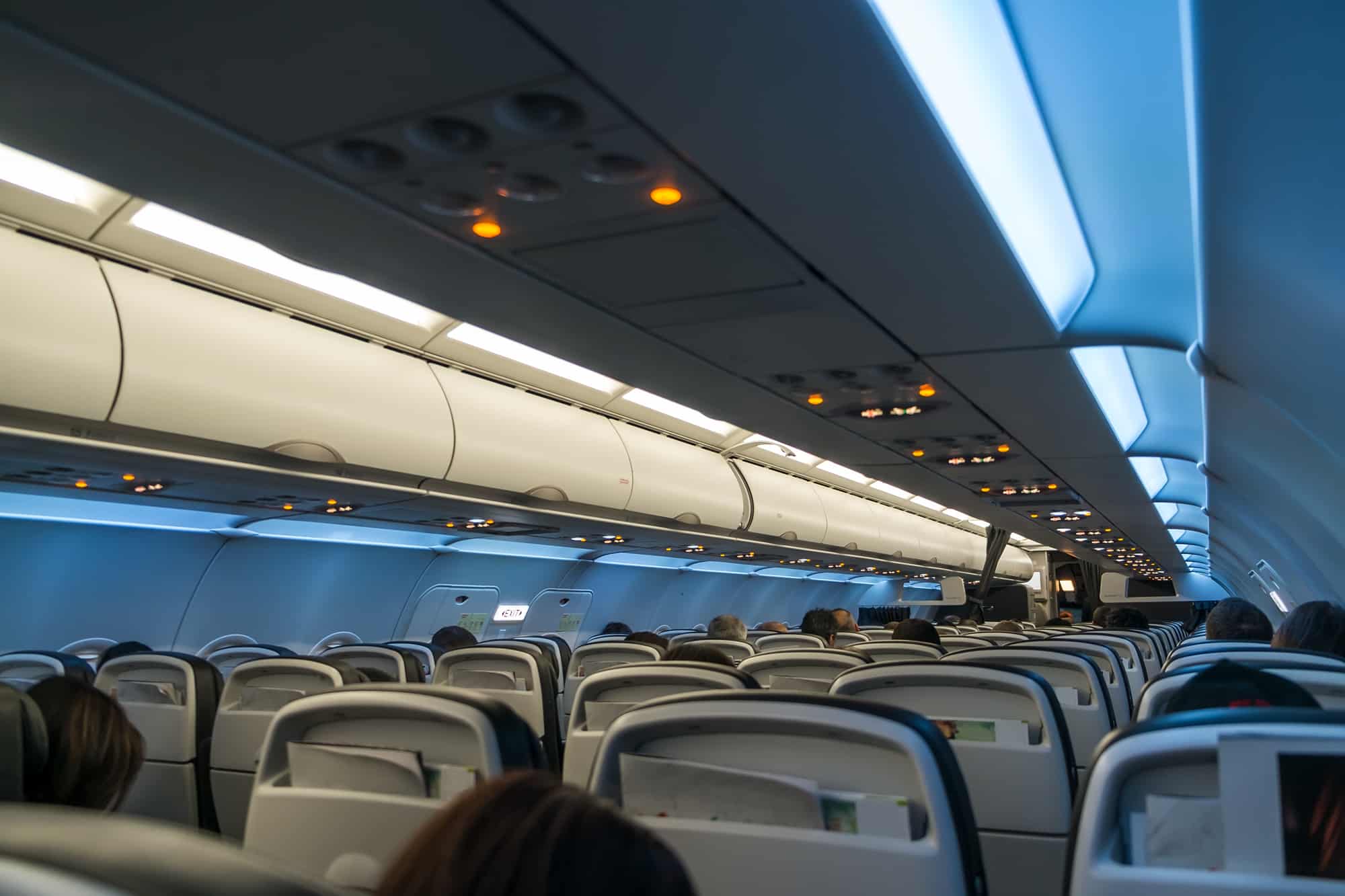 interior airplane seats